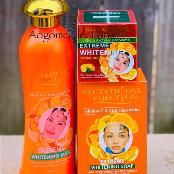 Skincare 3 In 1 Abebi White Glutathion Injection Body Lotion Exetreme